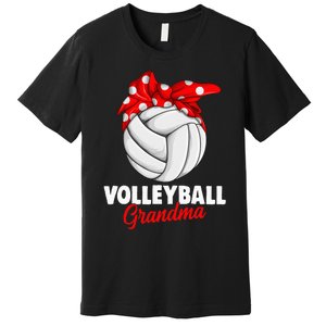 Volleyball Grandma Women Premium T-Shirt