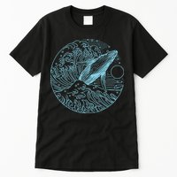 Vintage Great Wave Leaping Humpback Whale Tall T-Shirt