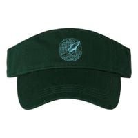 Vintage Great Wave Leaping Humpback Whale Visor