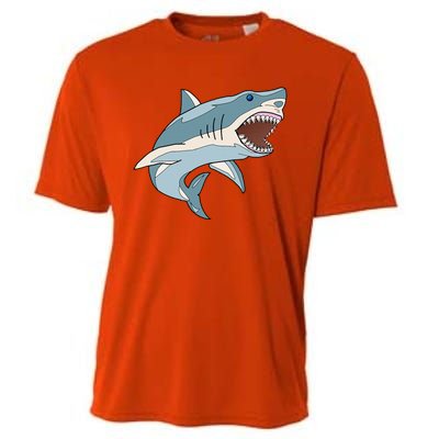 Vintage Great White Shark Cooling Performance Crew T-Shirt