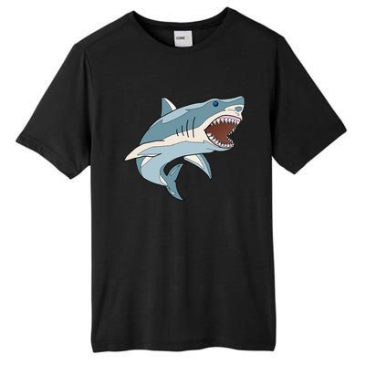 Vintage Great White Shark Tall Fusion ChromaSoft Performance T-Shirt