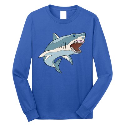 Vintage Great White Shark Long Sleeve Shirt