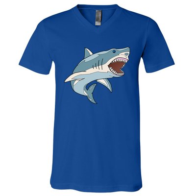 Vintage Great White Shark V-Neck T-Shirt