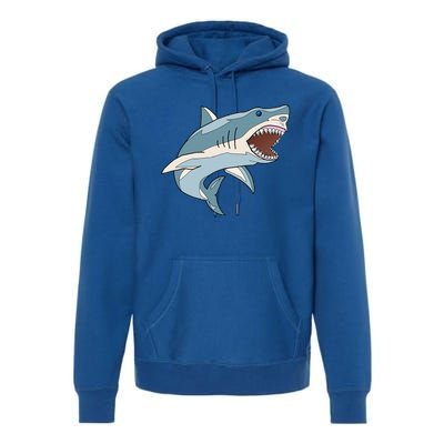 Vintage Great White Shark Premium Hoodie