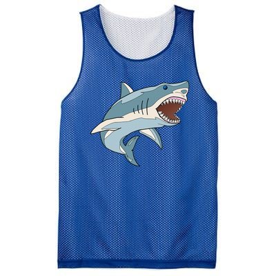 Vintage Great White Shark Mesh Reversible Basketball Jersey Tank