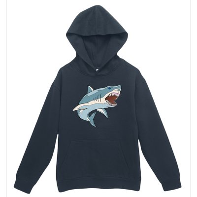 Vintage Great White Shark Urban Pullover Hoodie