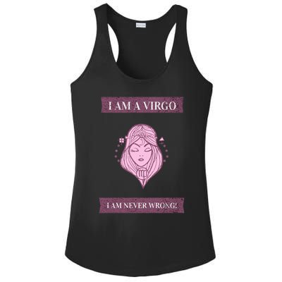 Virgo Gift With Funny Graphic Design Great Gift Ladies PosiCharge Competitor Racerback Tank