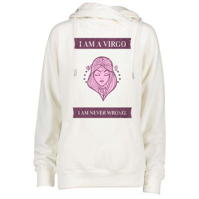 Virgo Gift With Funny Graphic Design Great Gift Womens Funnel Neck Pullover Hood