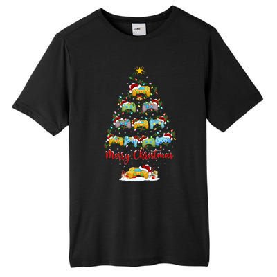 Video Game Xmas Lighting Santa Video Game Christmas Tree Gift Tall Fusion ChromaSoft Performance T-Shirt