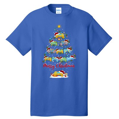 Video Game Xmas Lighting Santa Video Game Christmas Tree Gift Tall T-Shirt