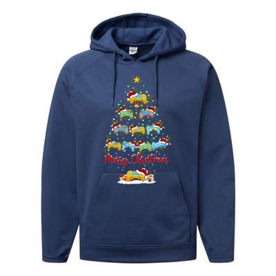 Video Game Xmas Lighting Santa Video Game Christmas Tree Gift Performance Fleece Hoodie