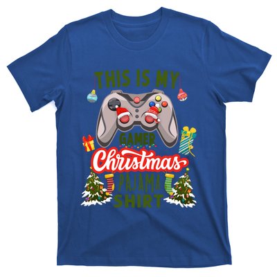 Video Gamer Xmas Grandson Gamer This Is My Christmas Pajama Gift T-Shirt