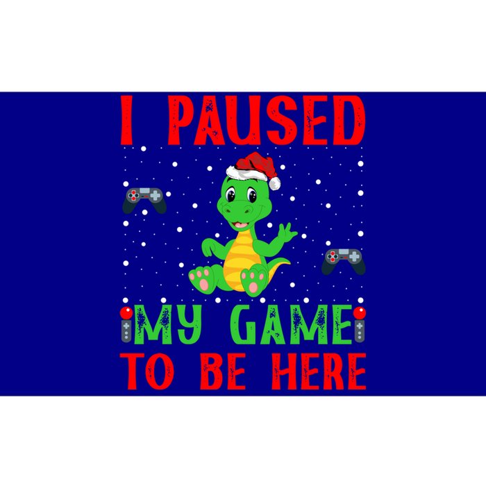 Video Gamer Xmas Dinosaur Playing Video Game Christmas Gift Bumper Sticker