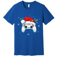 Video Gamer Xmas Lights Video Game Controller Christmas Great Gift Premium T-Shirt