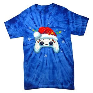 Video Gamer Xmas Lights Video Game Controller Christmas Great Gift Tie-Dye T-Shirt