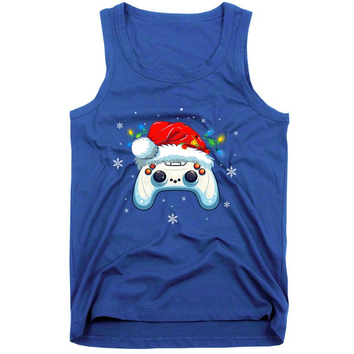 Video Gamer Xmas Lights Video Game Controller Christmas Great Gift Tank Top