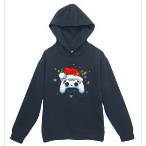 Video Gamer Xmas Lights Video Game Controller Christmas Great Gift Urban Pullover Hoodie