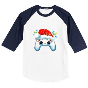 Video Gamer Xmas Lights Video Game Controller Christmas Great Gift Baseball Sleeve Shirt