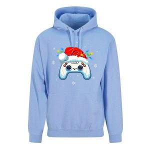 Video Gamer Xmas Lights Video Game Controller Christmas Great Gift Unisex Surf Hoodie