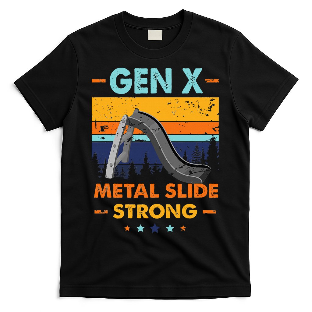 Vintage Gen X Generation Sarcasm Gen X Metalslide A Strong T-Shirt