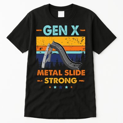 Vintage Gen X Generation Sarcasm Gen X Metalslide A Strong Tall T-Shirt