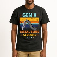 Vintage Gen X Generation Sarcasm Gen X Metalslide A Strong Tall T-Shirt