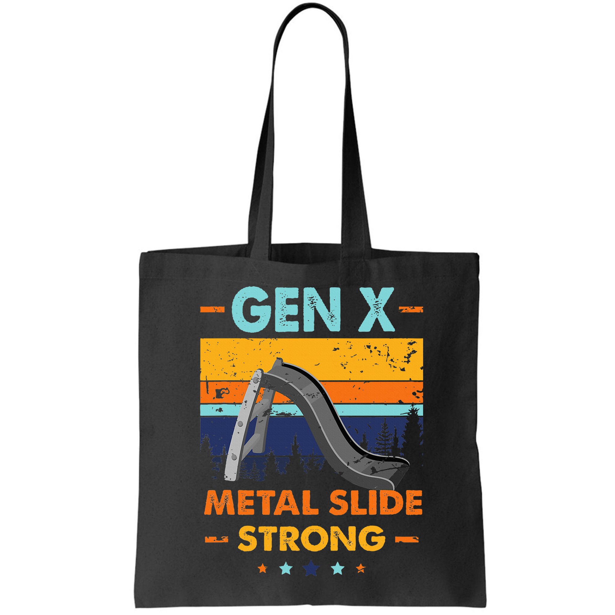 Vintage Gen X Generation Sarcasm Gen X Metalslide A Strong Bag