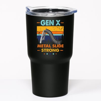 Vintage Gen X Generation Sarcasm Gen X Metalslide A Strong Tumbler