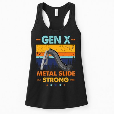 Vintage Gen X Generation Sarcasm Gen X Metalslide A Strong Womens Tank Top