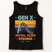 Vintage Gen X Generation Sarcasm Gen X Metalslide A Strong Tank Top