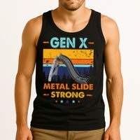 Vintage Gen X Generation Sarcasm Gen X Metalslide A Strong Tank Top
