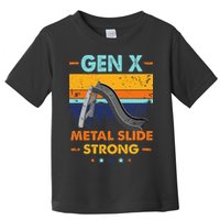 Vintage Gen X Generation Sarcasm Gen X Metalslide A Strong Toddler T-Shirt
