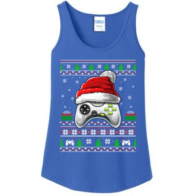 Video Gamer Xmas Holiday Video Game Controller Christmas Gift Ladies Essential Tank