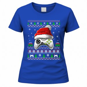 Video Gamer Xmas Holiday Video Game Controller Christmas Gift Women's T-Shirt