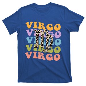 Virgo Gift Zodiac Birthday Retro Groovy Gift T-Shirt