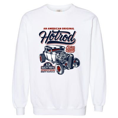 Vintage Hotrod 1932 Car Graphic Garment-Dyed Sweatshirt