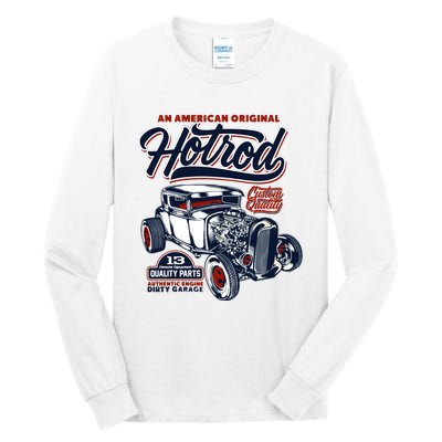 Vintage Hotrod 1932 Car Graphic Tall Long Sleeve T-Shirt