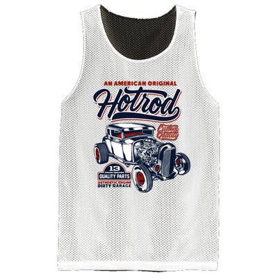 Vintage Hotrod 1932 Car Graphic Mesh Reversible Basketball Jersey Tank