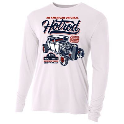 Vintage Hotrod 1932 Car Graphic Cooling Performance Long Sleeve Crew