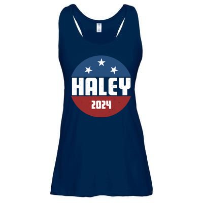 Vote Haley 2024 Election Retro Vintage Ladies Essential Flowy Tank