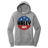 Vote Haley 2024 Election Retro Vintage Women's Pullover Hoodie