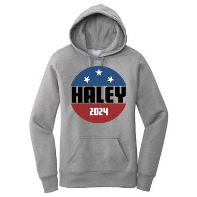 Vote Haley 2024 Election Retro Vintage Women's Pullover Hoodie