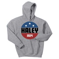 Vote Haley 2024 Election Retro Vintage Kids Hoodie