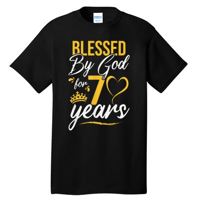 Vintage Happy 70 years Blessed by God for 70th Birthday gift Tall T-Shirt