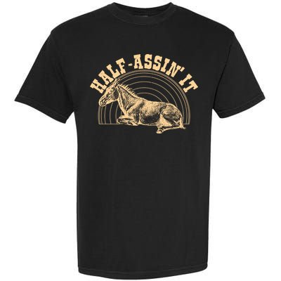 Vintage Half Assin It Mule Donkey Garment-Dyed Heavyweight T-Shirt