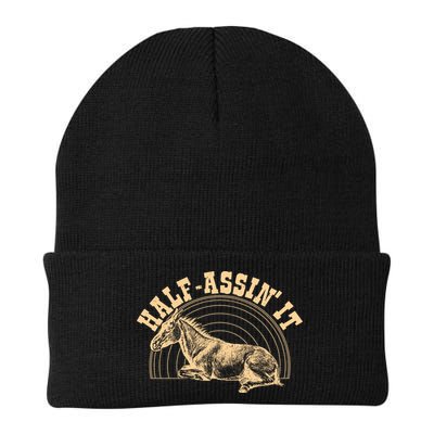 Vintage Half Assin It Mule Donkey Beanie