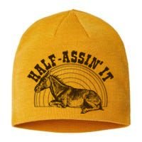 Vintage Half Assin It Mule Donkey Sustainable Beanie