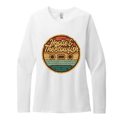 Vintage Hooties And Blowfish Retro Cassette 80s Rock Music Womens CVC Long Sleeve Shirt