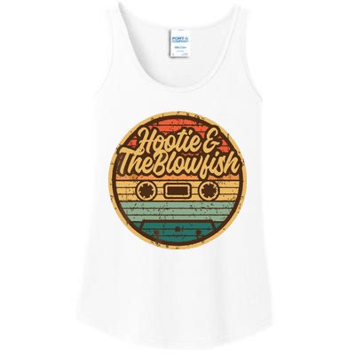 Vintage Hooties And Blowfish Retro Cassette 80s Rock Music Ladies Essential Tank