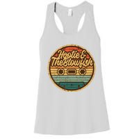 Vintage Hooties And Blowfish Retro Cassette 80s Rock Music Women's Racerback Tank